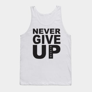 Mo Salah Never Give Up Black Tank Top